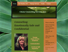 Tablet Screenshot of choicecounselingservices.com